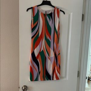 Last Tango Multicolor Swirl Mini Dress